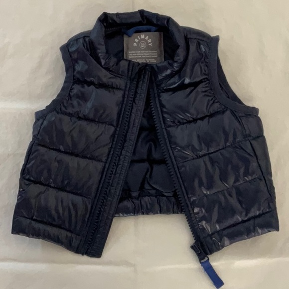 PRIMARY vest and sweatsuit combo! Up to 6 mo. - Picture 2 of 7